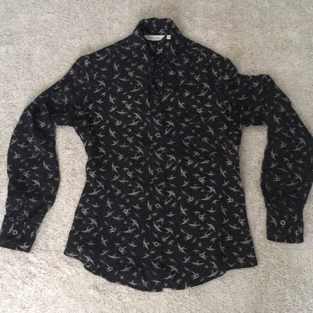 TYLHO Button Down Silk Shirt